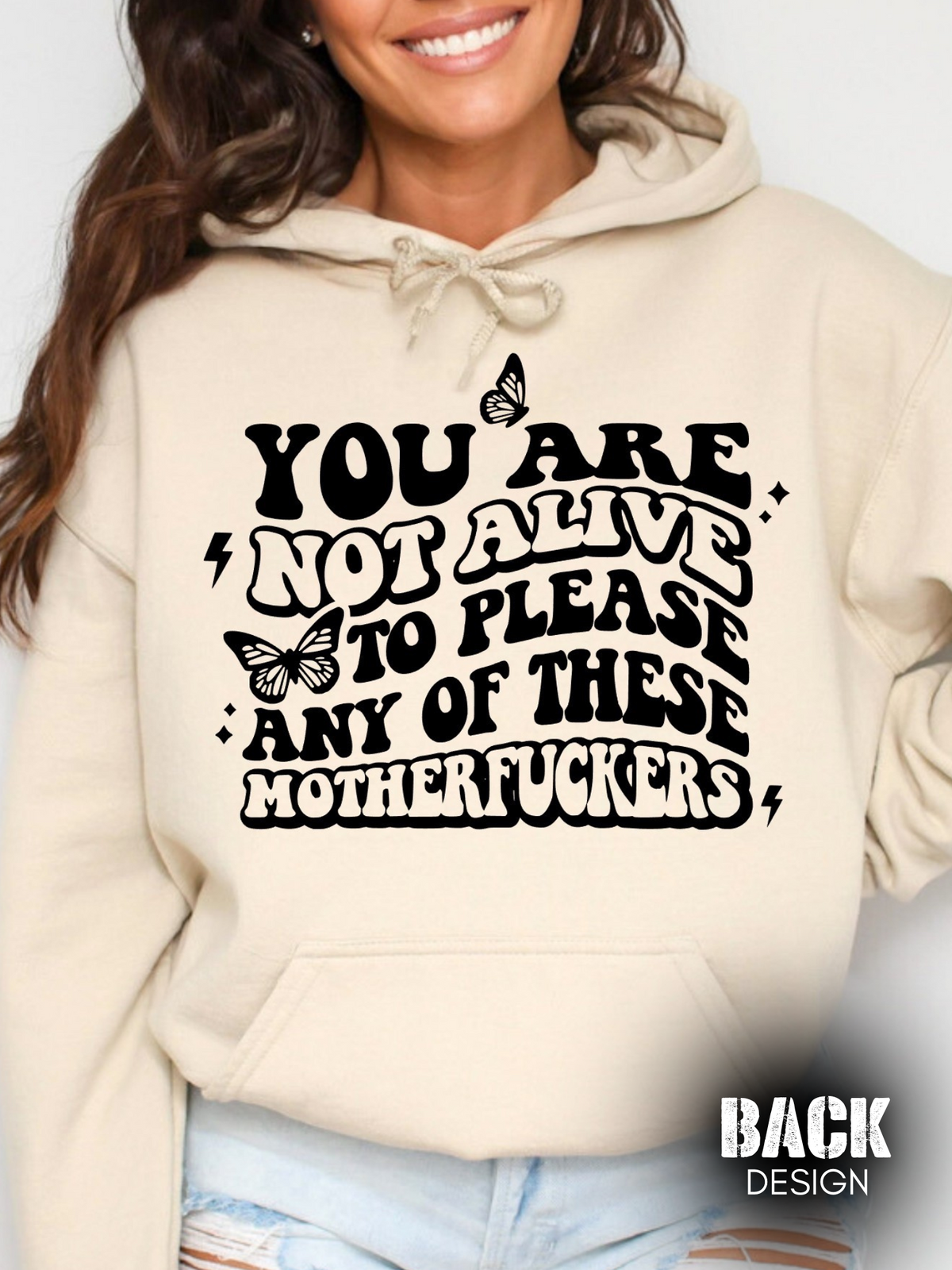 Not Alive Hoodie