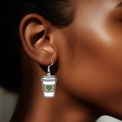 Coffee Earrings