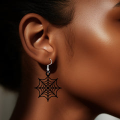 Spider Web Earrings