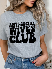 Anti-Social Wives Club Tee